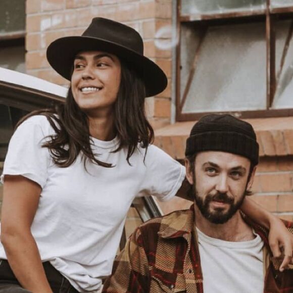 NWT New Will + Bear Calloway Black Wide Brim 100% Australian Wool Hat/Fedora S - Picture 4 of 16